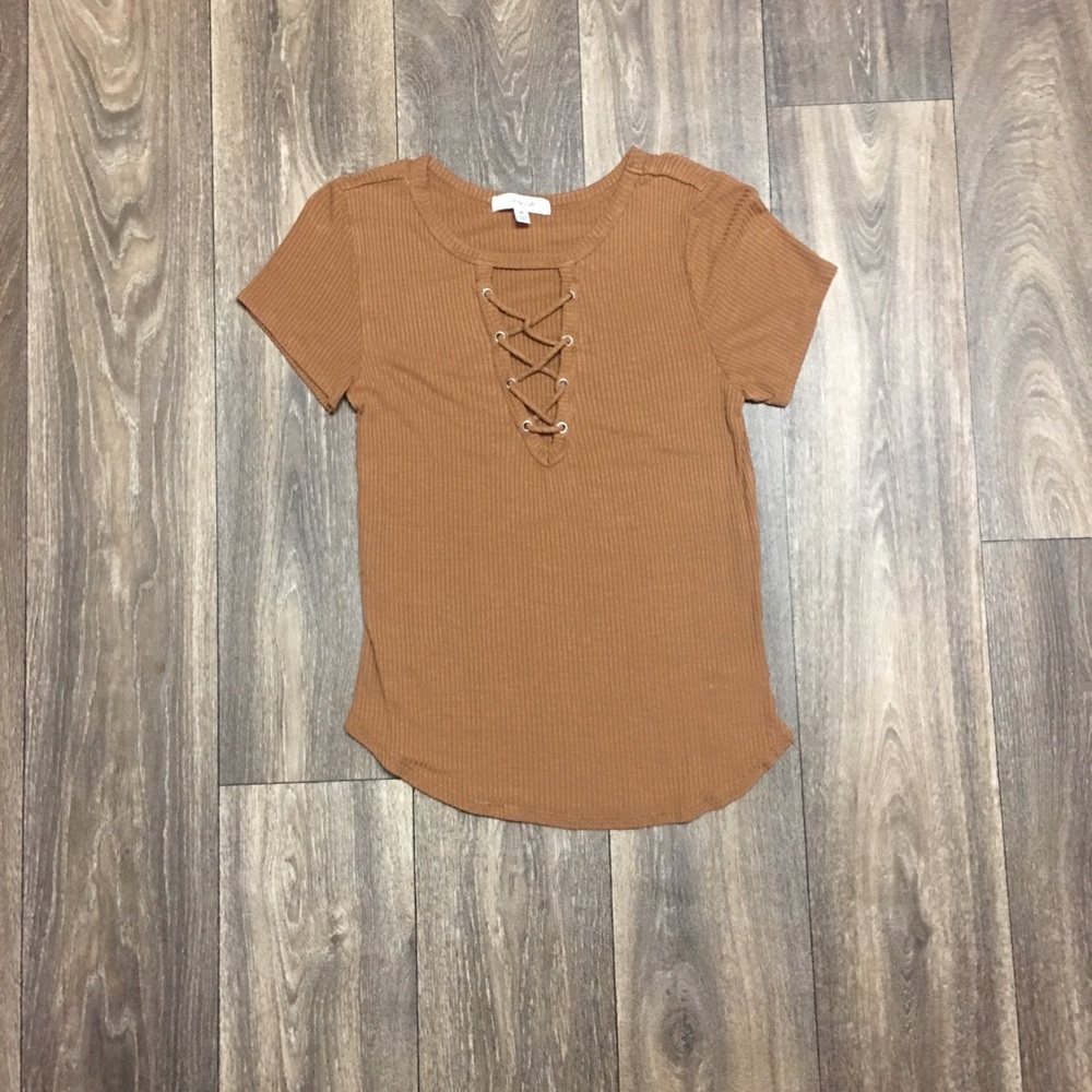 Lace up top